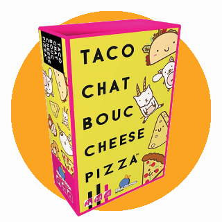 Boîte de jeu Taco Chat Bouc Cheese Pizza