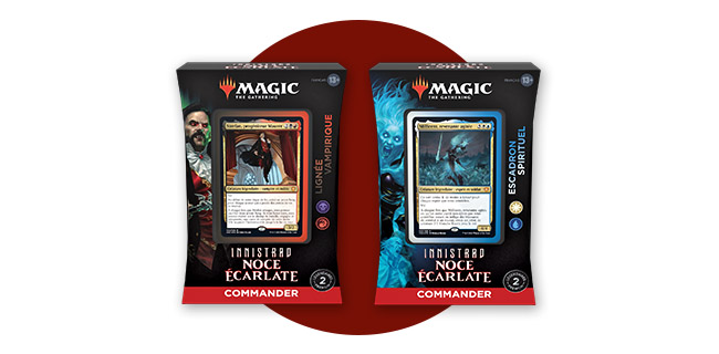 Les 2 decks Commander Innistrad : Noce Écarlate