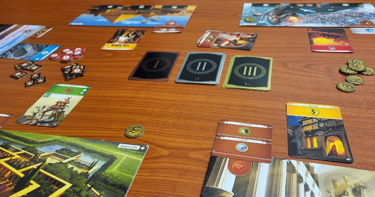 Image du plateau de jeu 7 Wonders