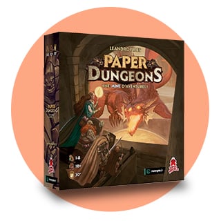 Boîte de jeu Paper Dungeons