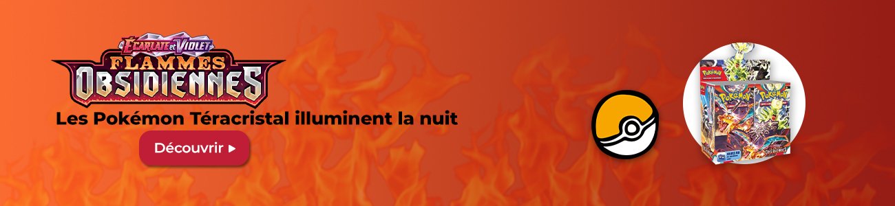 Bannière Pokémon Flammes Obsidiennes