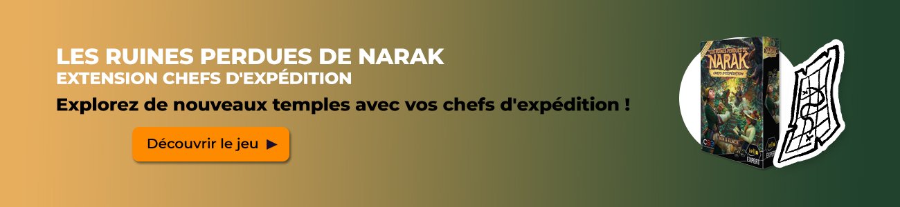 Bannière Les Ruines de Narak Extension Chefs d'Expédition