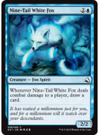 Nine-Tail White Fox