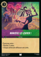 Abaisse le levier !