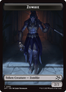 Zombie (2/2, noir) / Éléphant (3/3, vert)
