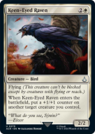 Corbeau à la vue perçante