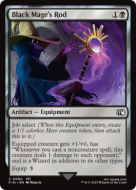 Bâton de mage noir