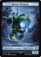 Robot et Guerrier / Emblème Sephiroth, ange à une aile