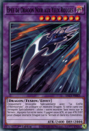Epée de Dragon Noir aux Yeux Rouges