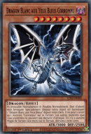 Dragon Blanc aux Yeux Bleus Corrompu