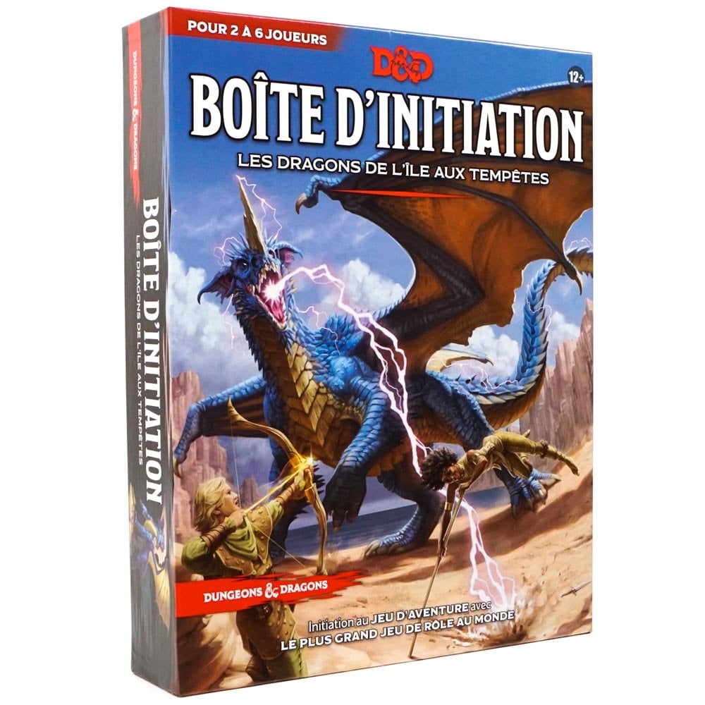 Boîte d'initiation D&D5E Les Dragons de l'Île aux Tempête - Boîte de jeu