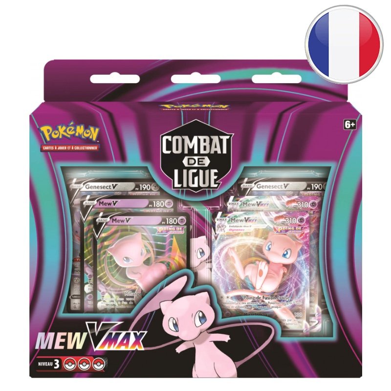 Coffret Combat de Ligue Novembre 2022 Mew-VMAX - Pokémon FR