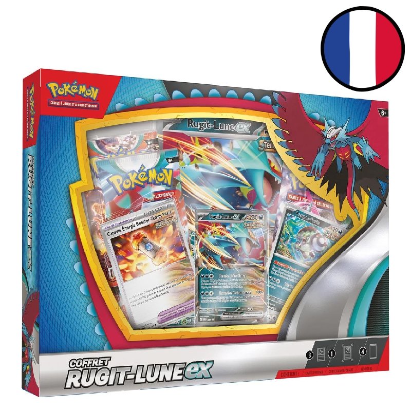 Coffret Rugit-Lune-ex - Pokémon FR - Acheter vos produits Pokémon - Playin  by Magic Bazar