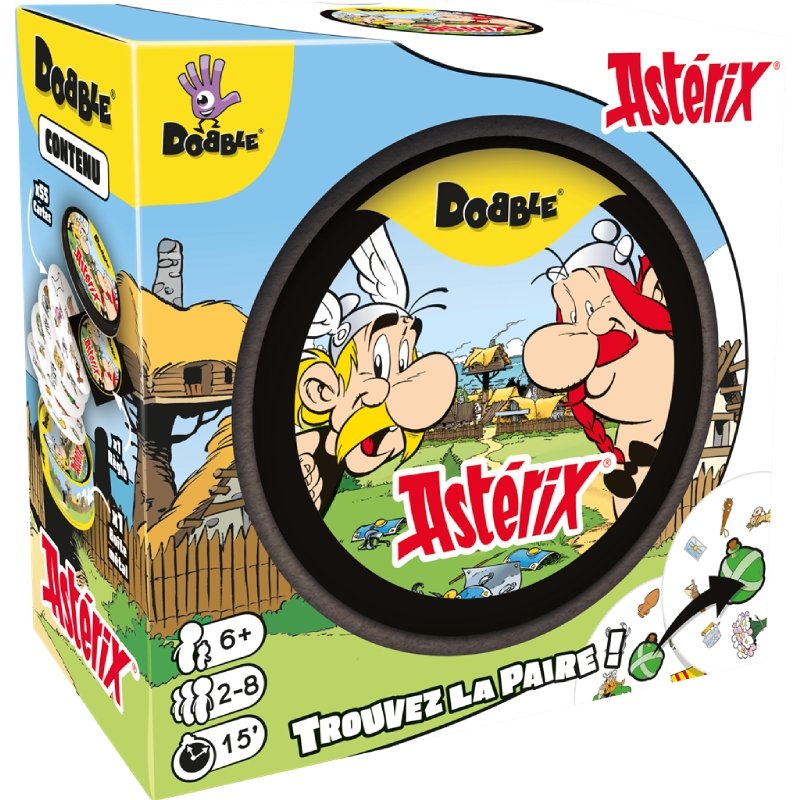Dobble Asterix - Acheter vos Jeux de société, puzzles & casse-têtes pour  enfants - Playin by Magic Bazar