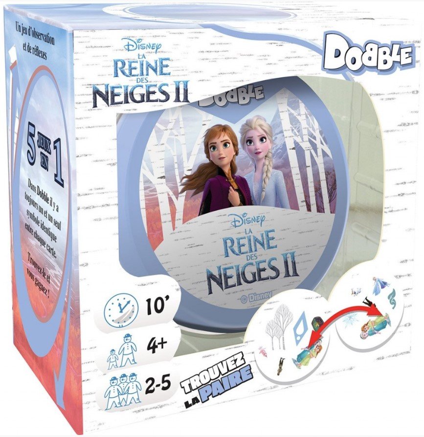 Dobble la Reine des Neiges 2 - Acheter vos Jeux de société