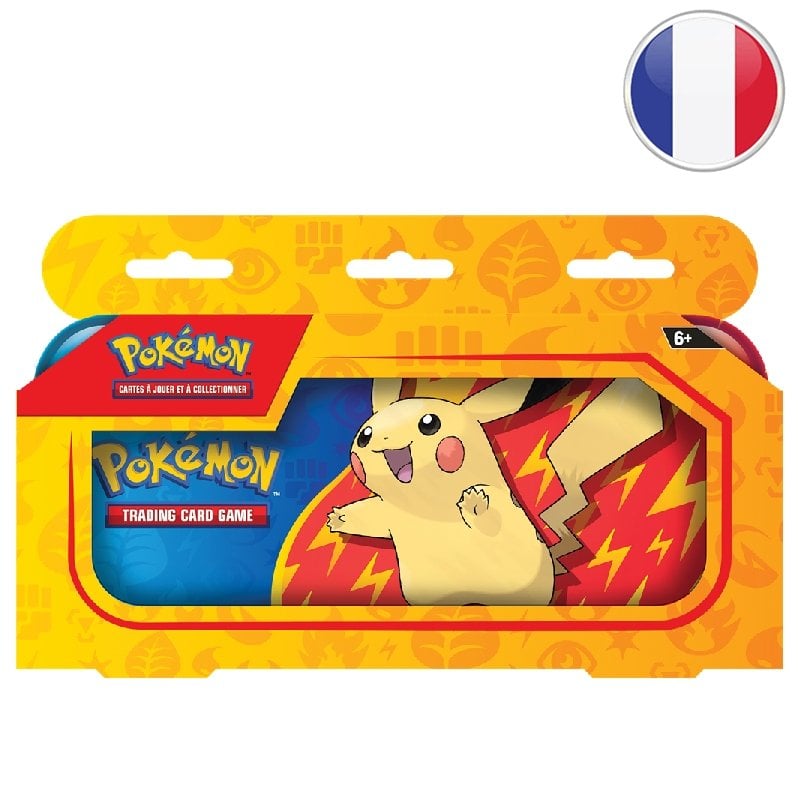 Duopack + Trousse Pikachu, Poussacha, Chochodile et Coiffeton - Acheter vos  produits Pokémon - Playin by Magic Bazar