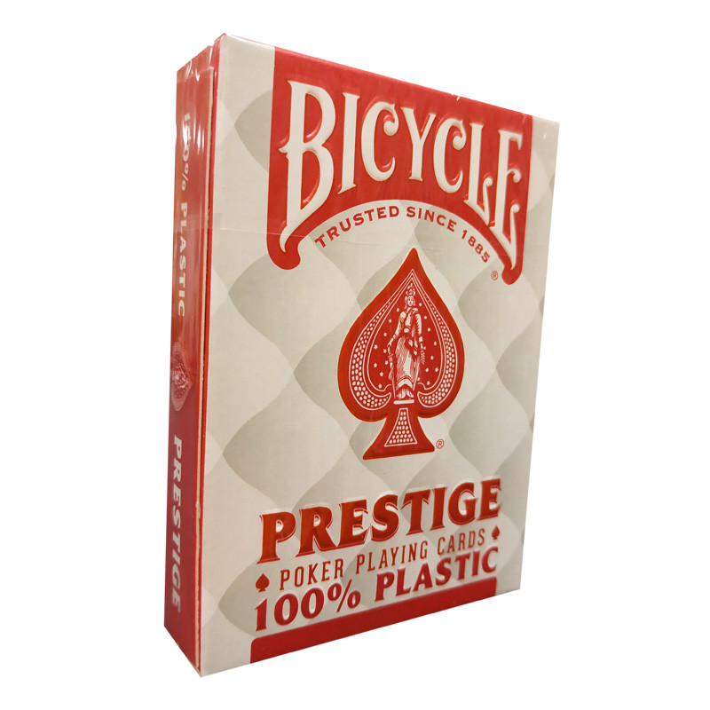 Jeu de 54 Cartes Poker Prestige Dos Rouge - Bicycle - Acheter vos