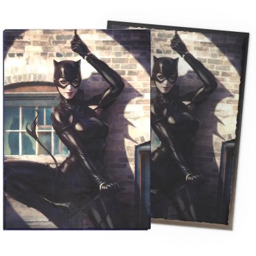 100 pochettes brushed art format standard catwoman dragon shield 