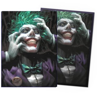 100 pochettes brushed art format standard the joker dragon shield 