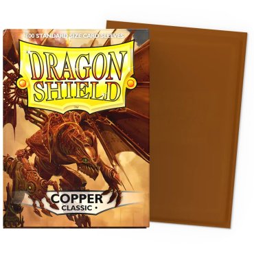 100 pochettes classic format standard copper dragon shield at 10016 