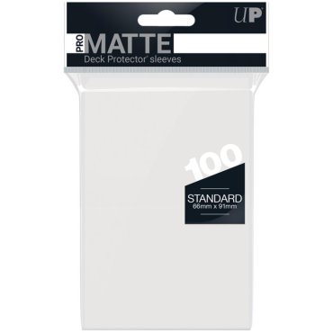 100 pochettes pro matte format standard transparent ultra pro 84731 