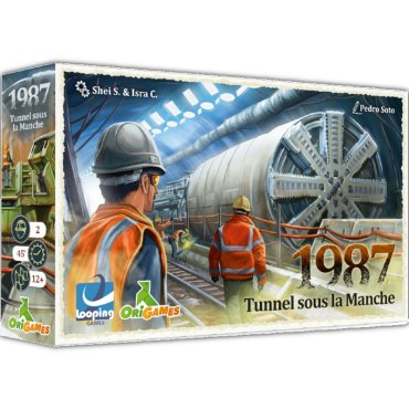 1987 tunnel sous la manche boite de jeu 