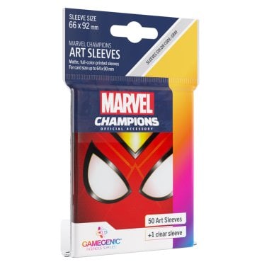501 pochettes art spider woman marvel champions 66x91 mm gamegenic 