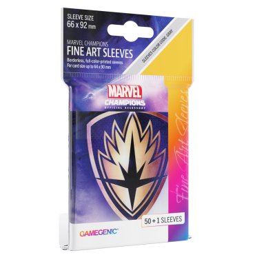 501 pochettes gardiens de la galaxie marvel champions 66x91 mm gamegenic 