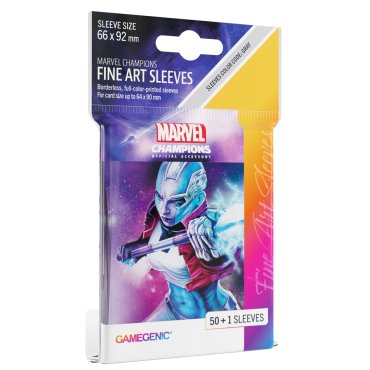 501 pochettes nebula marvel champions 66x91 mm gamegenic 