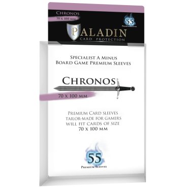 55 pochettes transparentes chronos 70100 mm paladin 