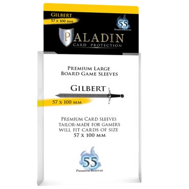 55 pochettes transparentes gilbert 57100 mm paladin 
