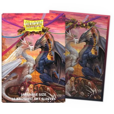 60 pochettes brushed art format japonais valentine dragon 2023 dragon shield at 12613 