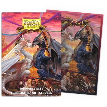 60 pochettes brushed art format japonais valentine dragon 2023 dragon shield 