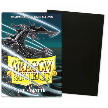 60 pochettes matte format japonais jet dragon shield 