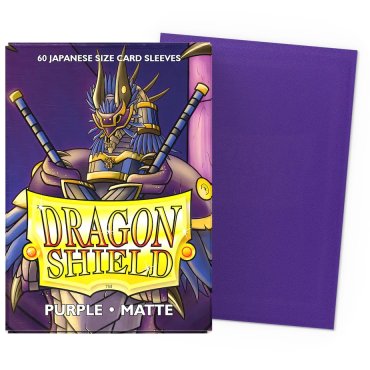 60 pochettes matte format japonais purple dragon shield 