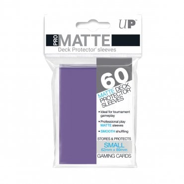 60 pochettes ultra pro small matte purple 