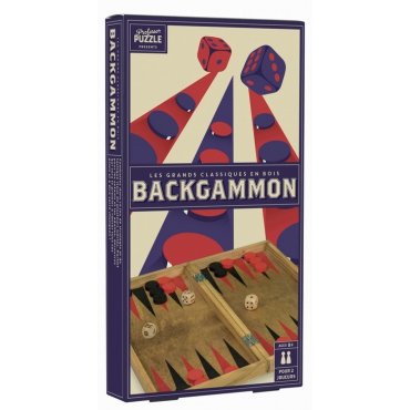 backgammon bois vintage wilson jeux 