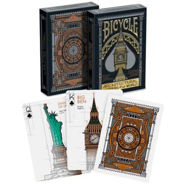 bicycle architectural jeu de 54 cartes 