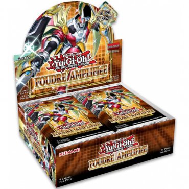 boite de 24 boosters foudre amplifiee yugioh fr 