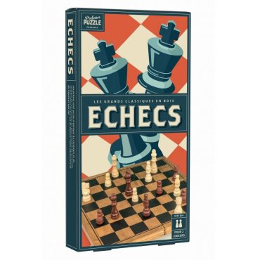 boite de jeu d echecs bois vintage wilson jeux 