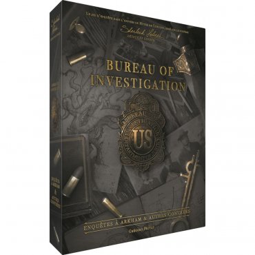 bureau of investigation enquetes a arkham boite de jeu 