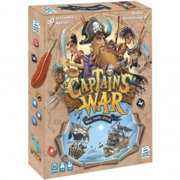 captains war jeu bragelonne games boite 