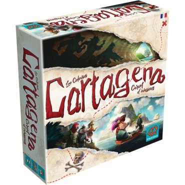 cartagena carnet d evasions jeu pretzel games boite  