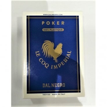 cartes de poker coq imperial 100 pvc 