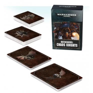 cartes techniques chaos knights warhammer 40000 