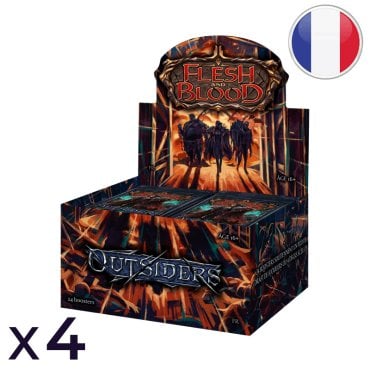 carton de 4 boites de boosters outsiders flesh and blood fr 