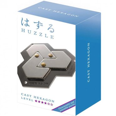 casse tete huzzle cast hexagon difficulte 4 6 hanayama boite 
