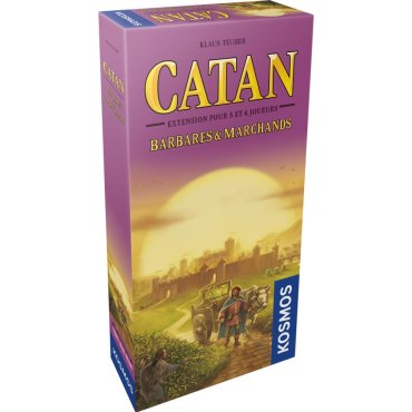 catan extension barbares et marchands 5 6 joueurs jeu kosmos boite 