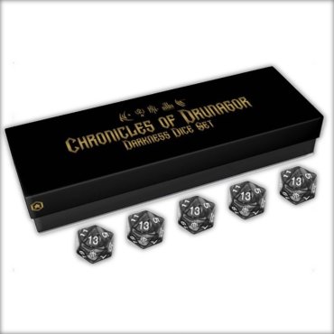 chroniques de drunagor darkness dice set 