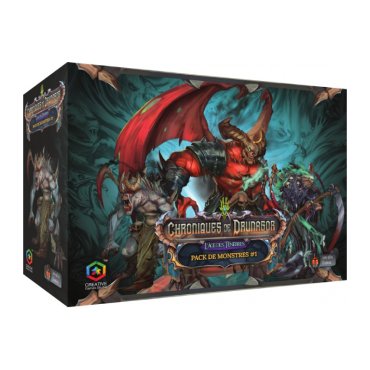 chroniques de drunagor extension pack de monstres 1 boite de jeu 